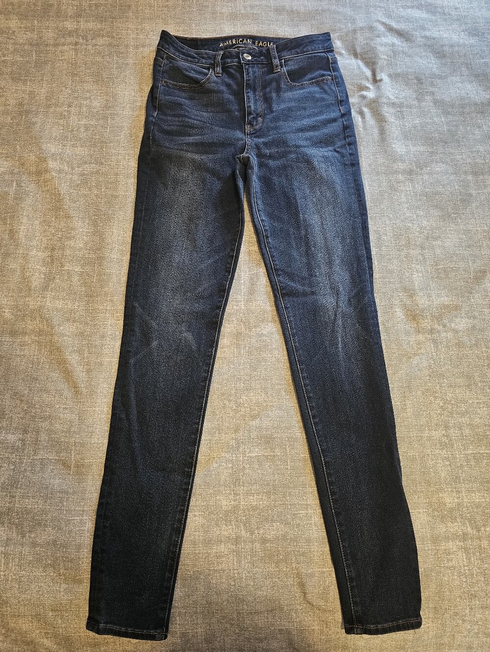 American Eagle 360° Next Level Stretch Super High Rise Jegging Size 6 Long